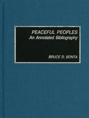 cover image of Peaceful Peoples
